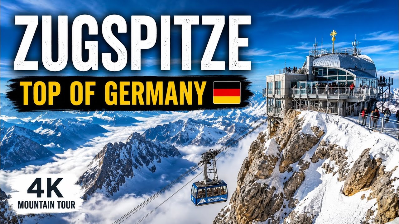Zugspitze in Grainau, Germany 2022 - 4K UHD!