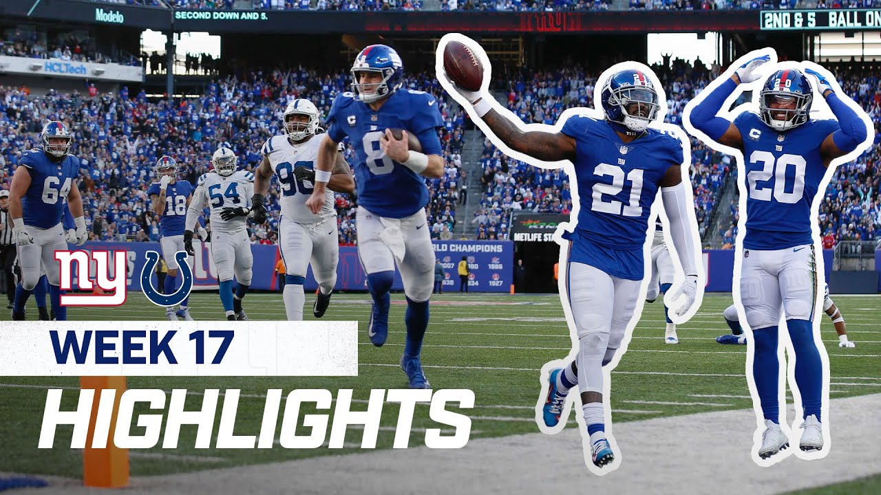 New York Giants vs. Indianapolis Colts | 2022 Regular Season Week 17