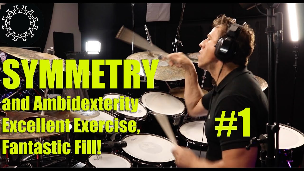 SYMMETRY Lesson #1 9-stroke roll with half paradiddle