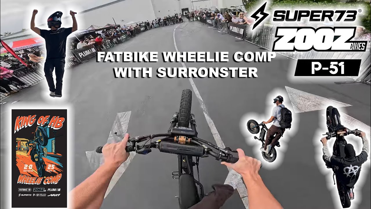 Fatbike Wheelie Competition (With Surronster)