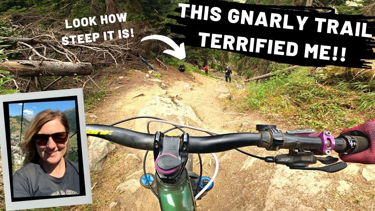 The Gnarliest MTB trail I've ever ridden!! This was terrifying! La Thuile Italy