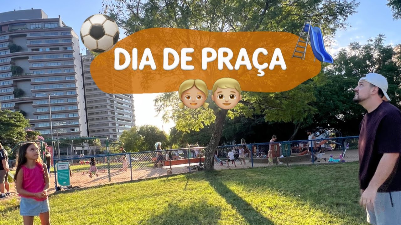 DIA DE PRAÇINHA COM AS CRIANÇAS 🛝👧🏼👦🏼 #criança #diadeparquinho #família 