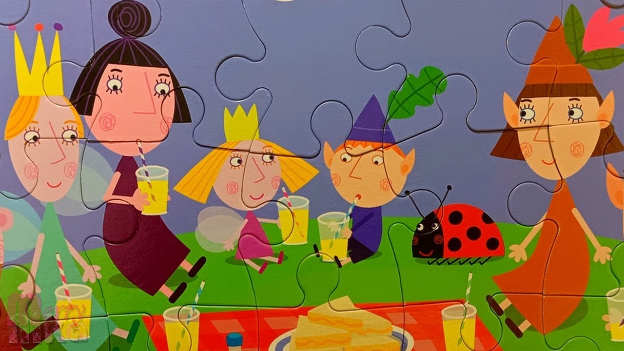 Бен, Холли, Няня Плам и Друзья Феи и Эльфы | Сборник пазлов для детей | Merry Nika