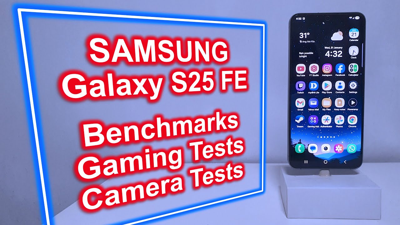 SAMSUNG Galaxy S25 FE Fan Edition - Unboxing, Gaming Tests & Camera Tests 60fps