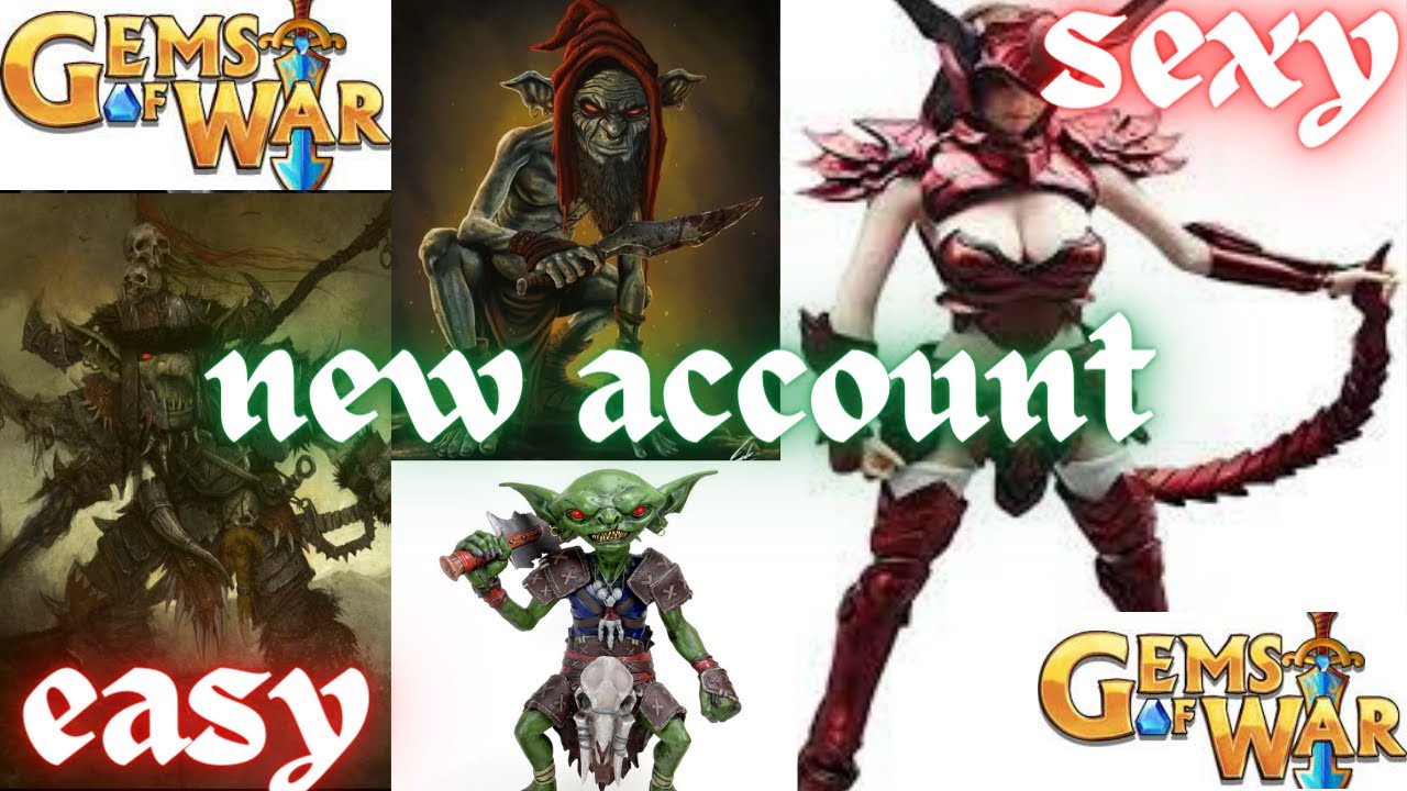 Sexy 500 gem Armor, Opening Classes & GOING FULL GOBLIN / Gems of War 2022 New New Account Part 7