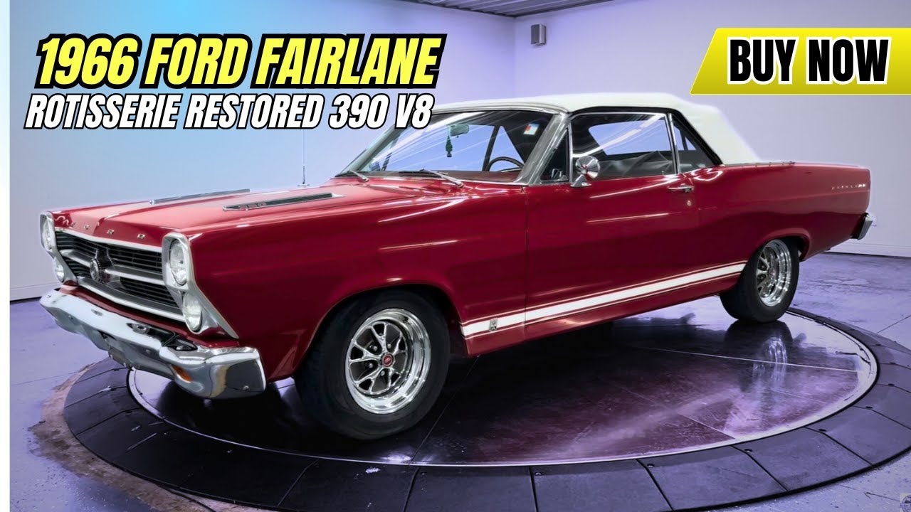 1966 Ford Fairlane GTA Convertible | Rotisserie Restored 390 V8 Classic Muscle Car For Sale