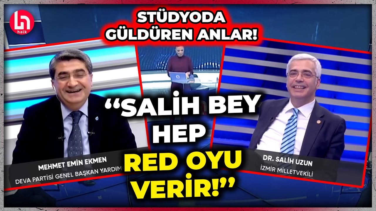 DEVA Partili Mehmet Emin Ekmen ile Salih Uzun arasında güldüren diyalog!
