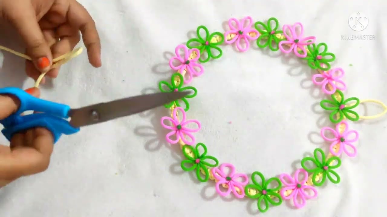 No Knot.No Piping. Make Awesome Wall Hanging With wastage Macrame