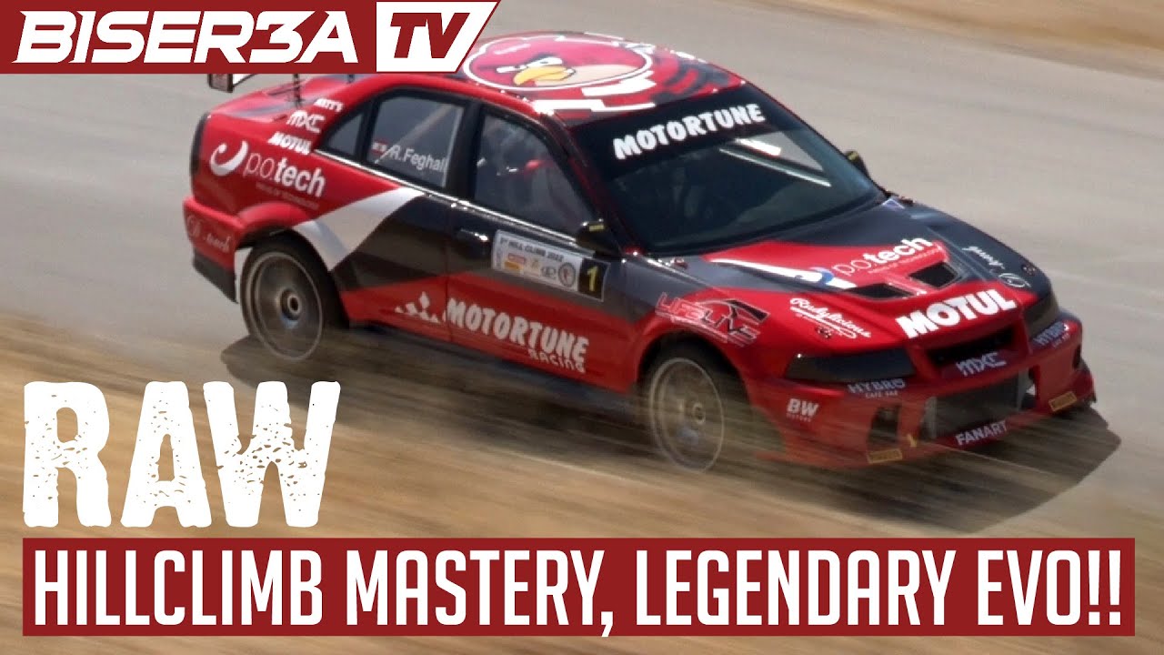 RAW // HILLCLIMB MASTER ON THE LEGENDARY MITSUBISHI EVO VII FLYING TO THE TOP !!!!