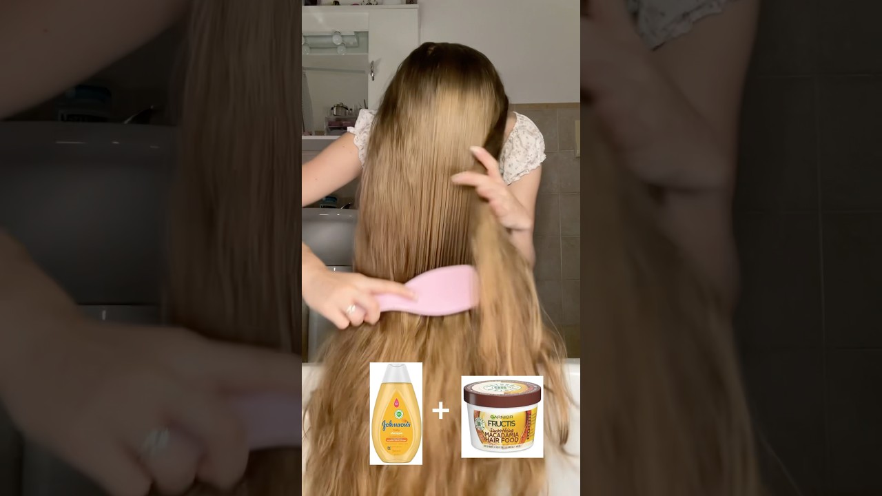 Hair wash day #longhair #hairtok #hair #asmr #haircare #hairtips #haircareroutine