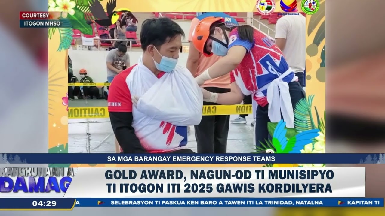 Gold award, nagun-od ti munisipyo ti Itogon iti 2025 Gawis Kordilyera
