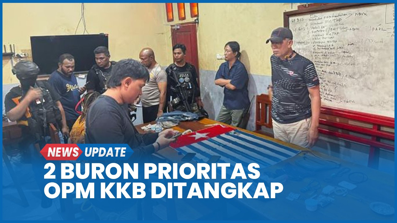 2 Buron Prioritas OPM KKB Papua Homi Heluka dan Simak Kipta Ditangkap Satgas Damai Cartenz