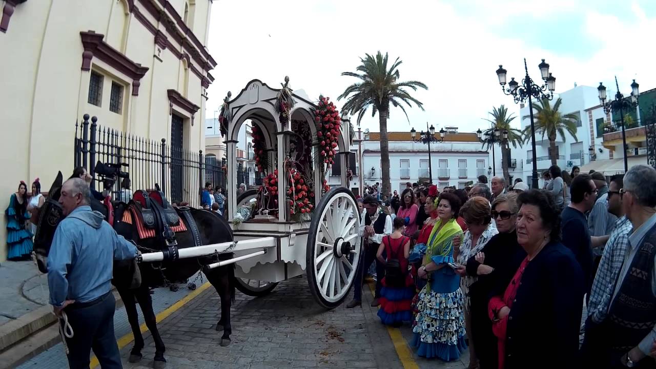 Salida de la Romería de San José Obrero. Trigueros 2016.