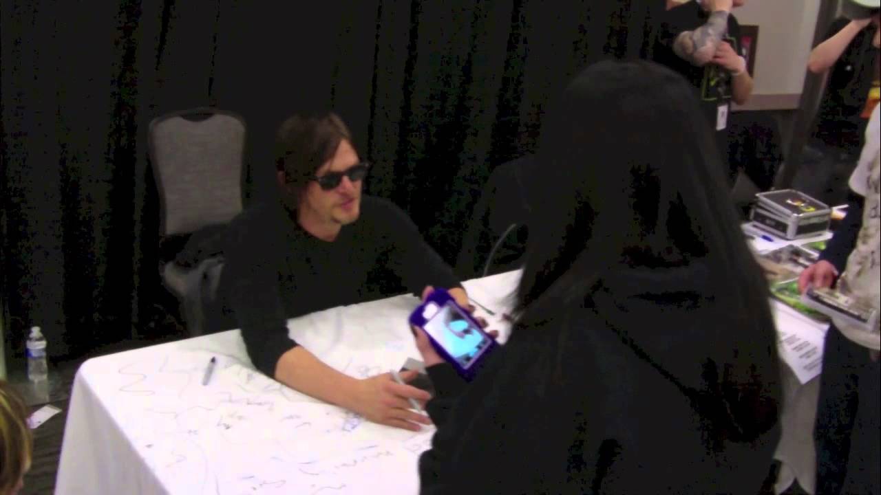 Meeting Norman Reedus at HorrorHound Cincy 2013