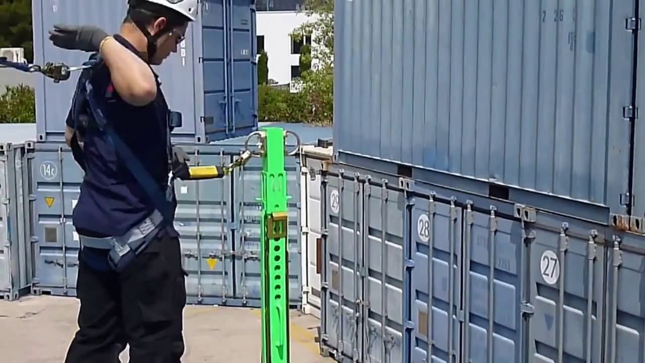 3M DBI SALA ISO Container Fall Arrest Post Installation Video (2)