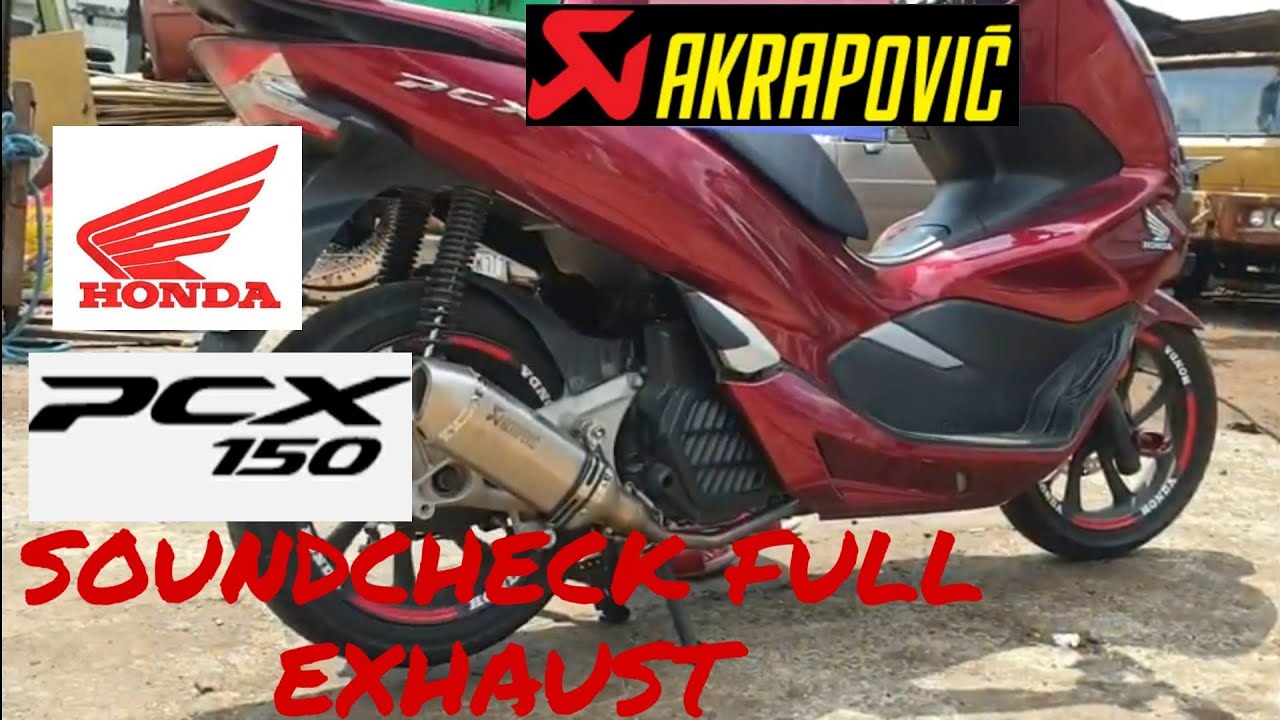 HONDA PCX 2020 УСТАНОВЛЕН ВЫХЛОП AKRAPOVIC