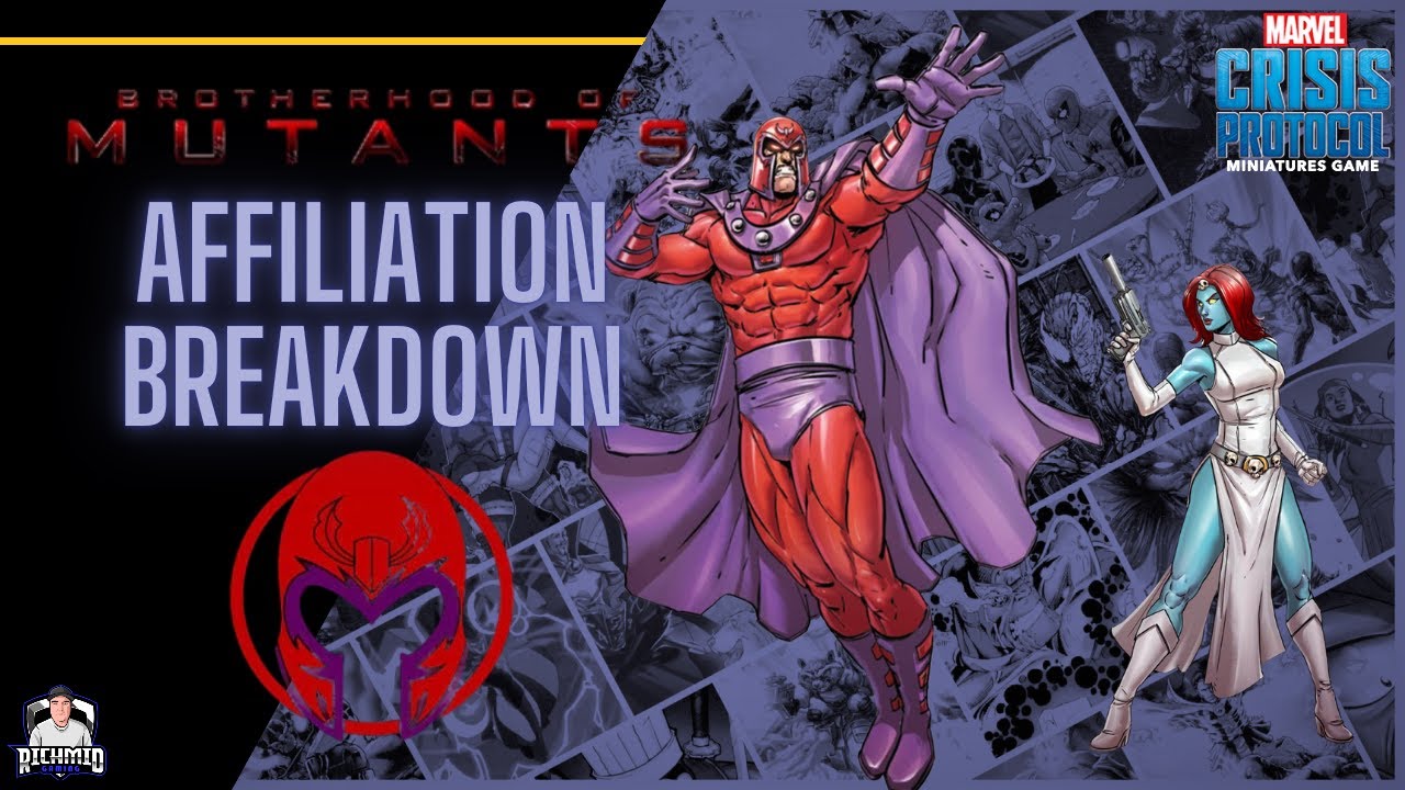 Marvel Crisis Protocol: Brotherhood of Mutants Affiliation Breakdown in under 55 minutes