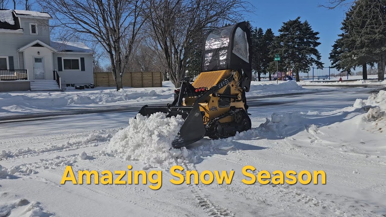 FULL Snow Removal Abilities on Display, CRT23 Mini Skid.