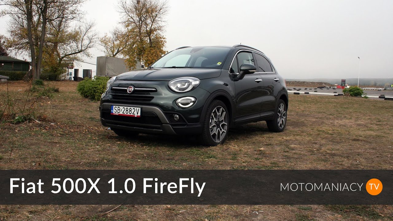 Fiat 500X 2018, 1,0 FireFly, 120 KM, TEST PL | test, prezentacja, pierwsza jazda | motomaniacy.tv