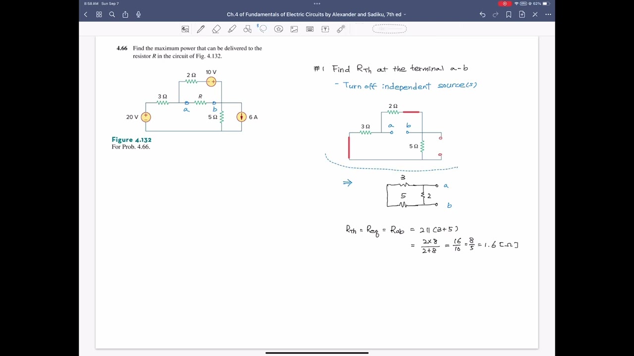 Problem 4.66(1), Fundamentals of Electric Circuits, 7th ed, by Charles Alexander, Matthew Sadiku