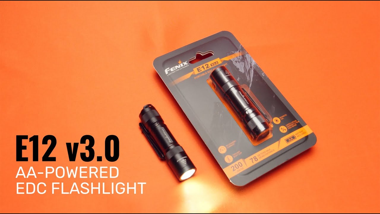 Fenix E12 V3.0 AA Flashlight - Tiny But Mighty EDC!