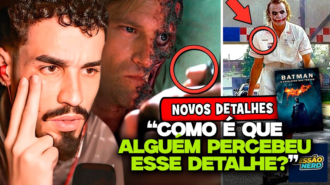 DETALHES QUE VOC&Ecirc; PERDEU EM BATMAN O CAVALEIRO DAS TREVAS! | REACT SESS&Atilde;O NERD