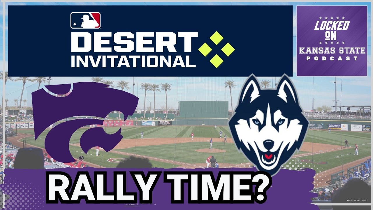 RALLY: Kansas State Baseball's EPIC 8th Inning Helps Take Down UConn Huskies in Desert Invitational
