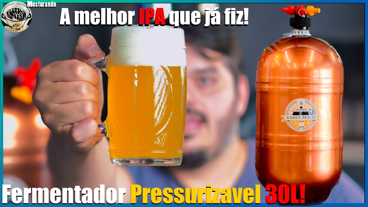 Fermentador Pressurizavel 30L - Bahia Malte!! Faça a melhor IPA da sua VIDA!!!