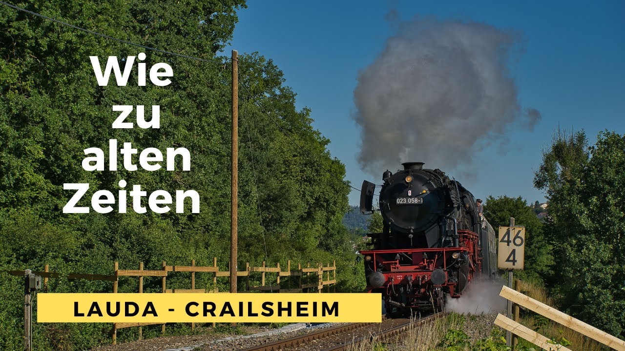 23 058 auf der Taubertalbahn