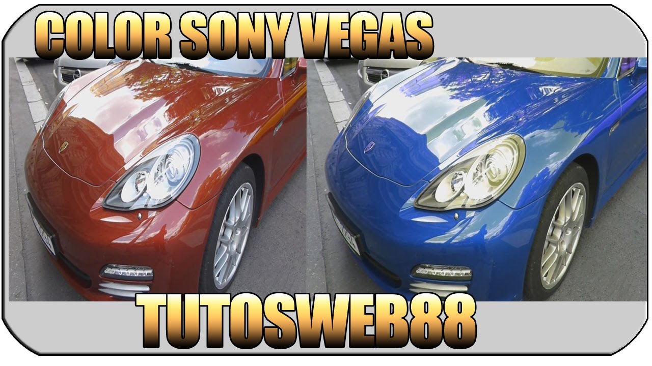 Efecto cambiar color objetos Sony Vegas tutorial