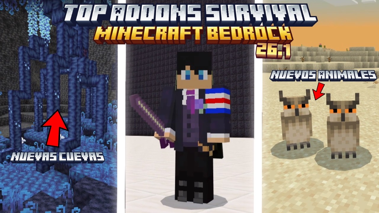 Mini Review de 5 de los Mejores Addons de Minecraft para tu Survival