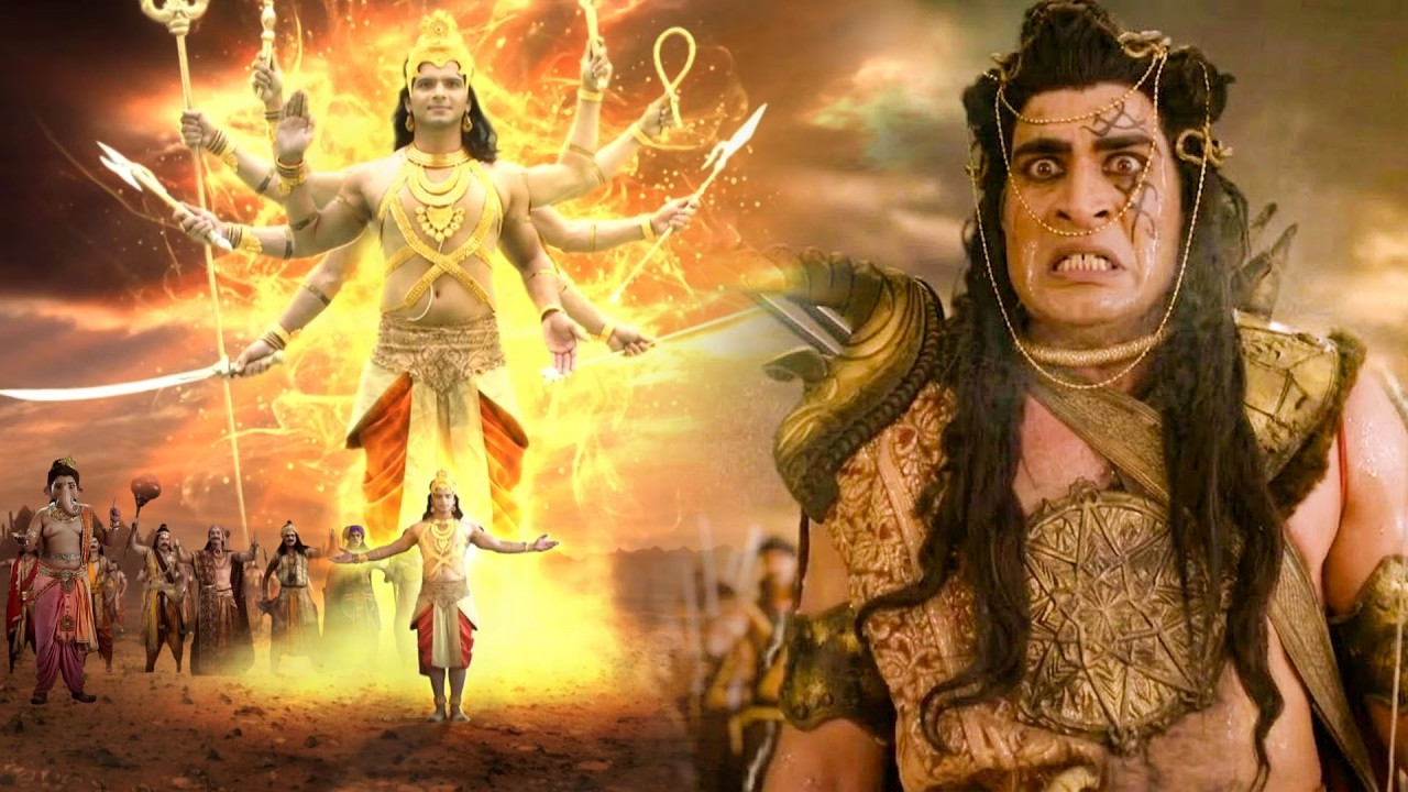 कार्तिकेय का अलौकिक रूप देख डर के मारे कांप उठा राक्षस भानुकूपन! | Vighnaharta Ganesh | Jai Ganesh