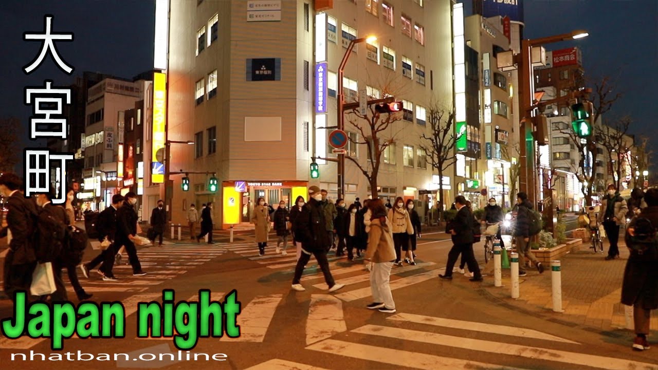 Night Walking tour in Omiya city  #4k #japan #omiya | Explore Japan