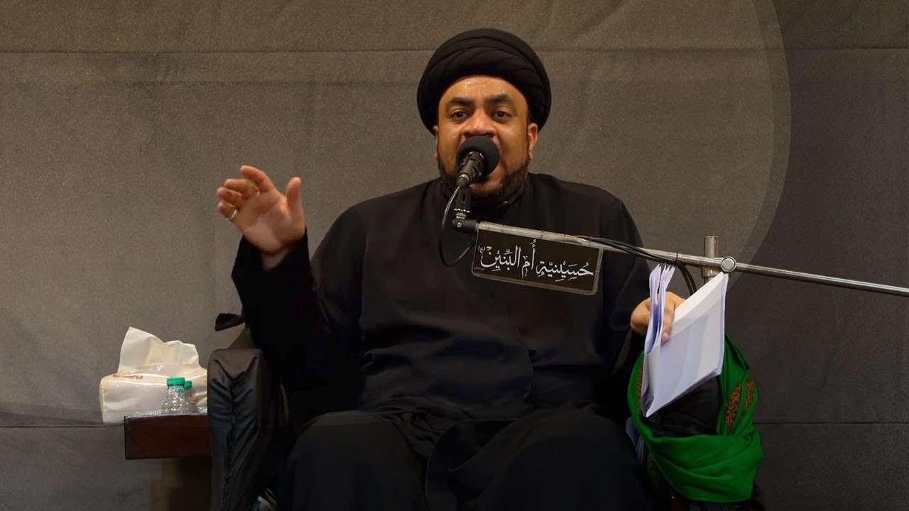 مقطع نعي الهجوم على دار الزهراء (ع) - الخطيب السيد مجاهد الخباز 1443هـ