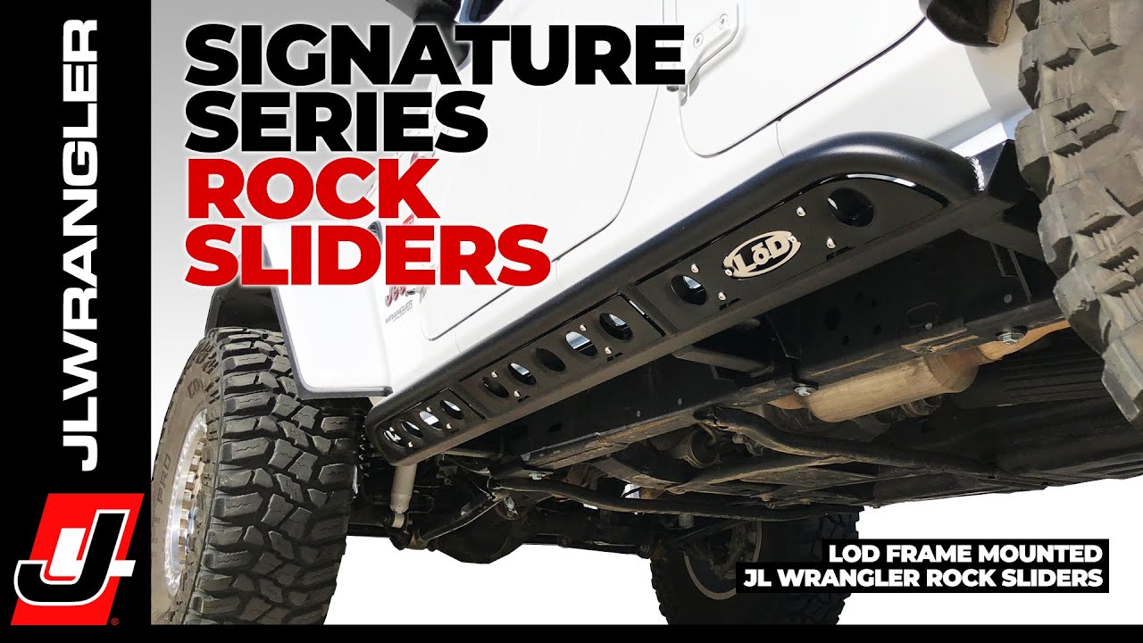 Jeep JL Wrangler Unlimited Rock Sliders - LoD Signature Series Frame Mounted Rocker Guard INSTALL