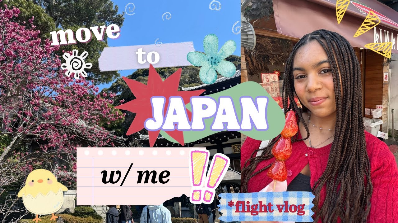 moving to Japan alone at 17: flight vlog + moving in | YFU summer exchange