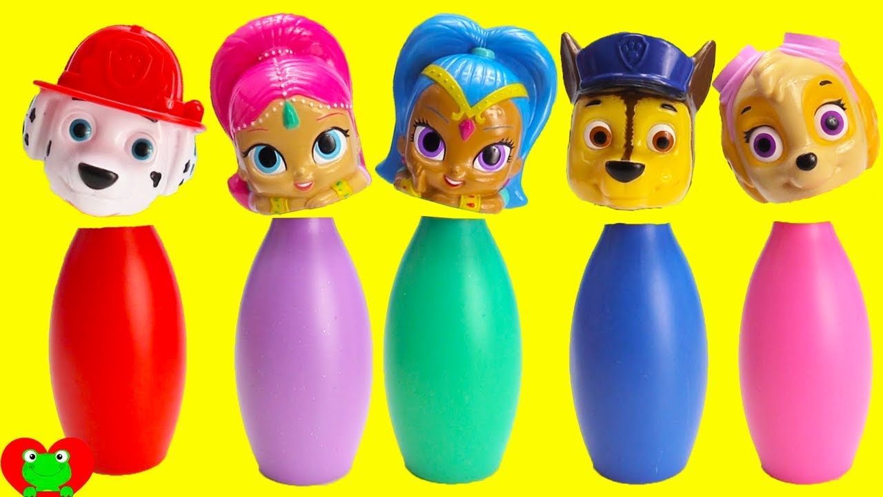 Nick Jr Shimmer and Shine Paw Patrol Slime Surprises