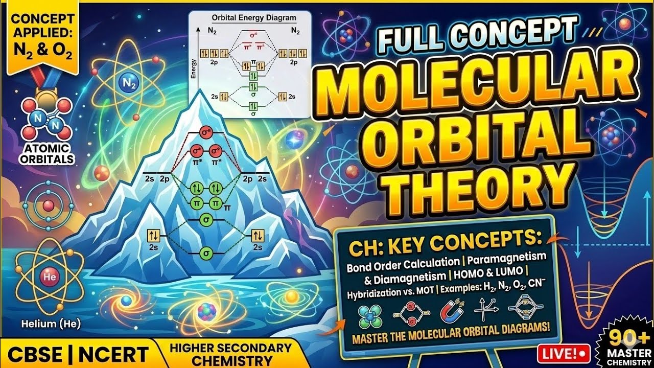 Molecular Orbital Configuration Trick and important Questions|| Chemical Bonding|| 11th Chemistry 