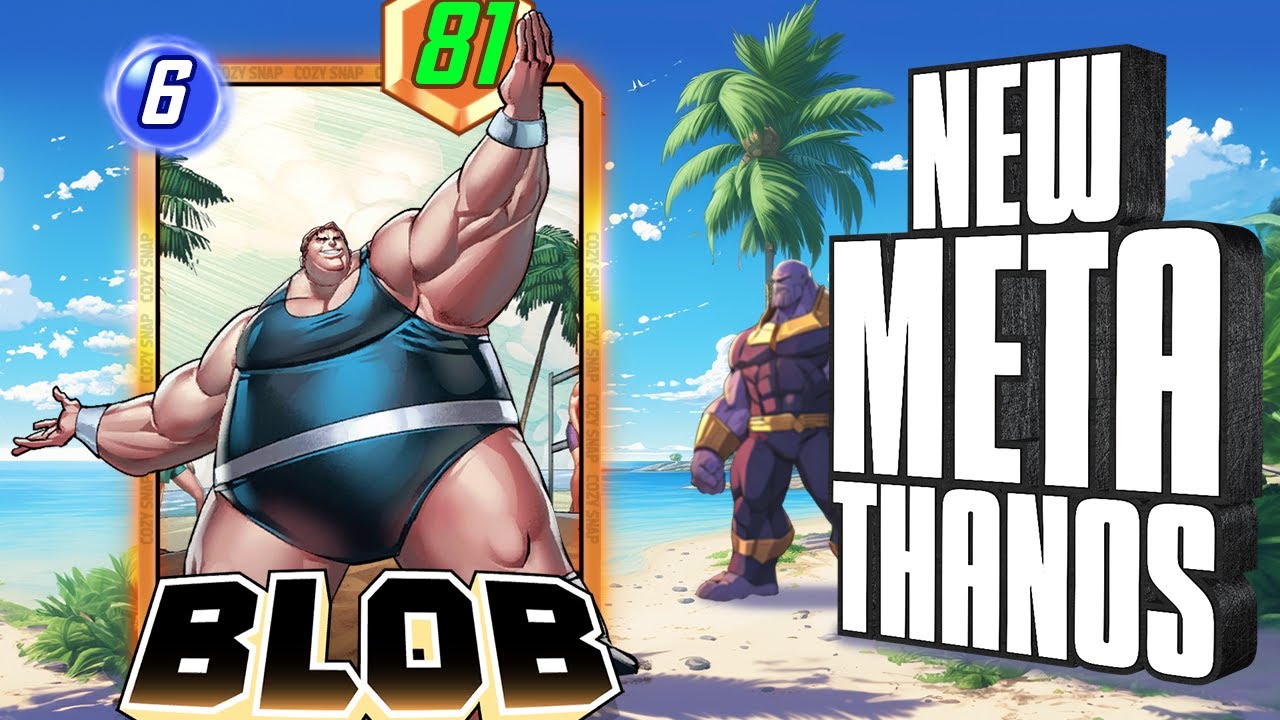 New Thanos Feels OVERPOWERED?! | This Blob Decks CRUSHES Everything on Ladder | Marvel Snap