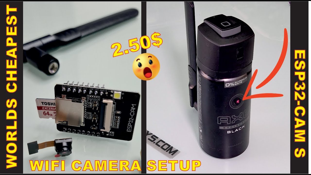 How to Build a Hidden DIY Surveillance Camera with ESP32 | Easy & Cheap Hidden in Everyday Product