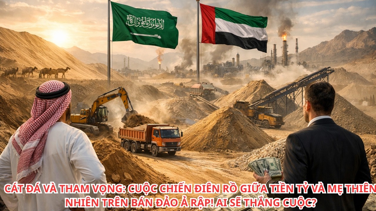CÁT ĐÁ  THAM VỌNG CUỘC CHIẾN ĐIÊN RỒ GIỮA TIỀN TỶ VÀ MẸ THIÊN NHIÊN  BÁN ĐẢO Ả RẬP! AI SẼ THẮNG CUỘC
