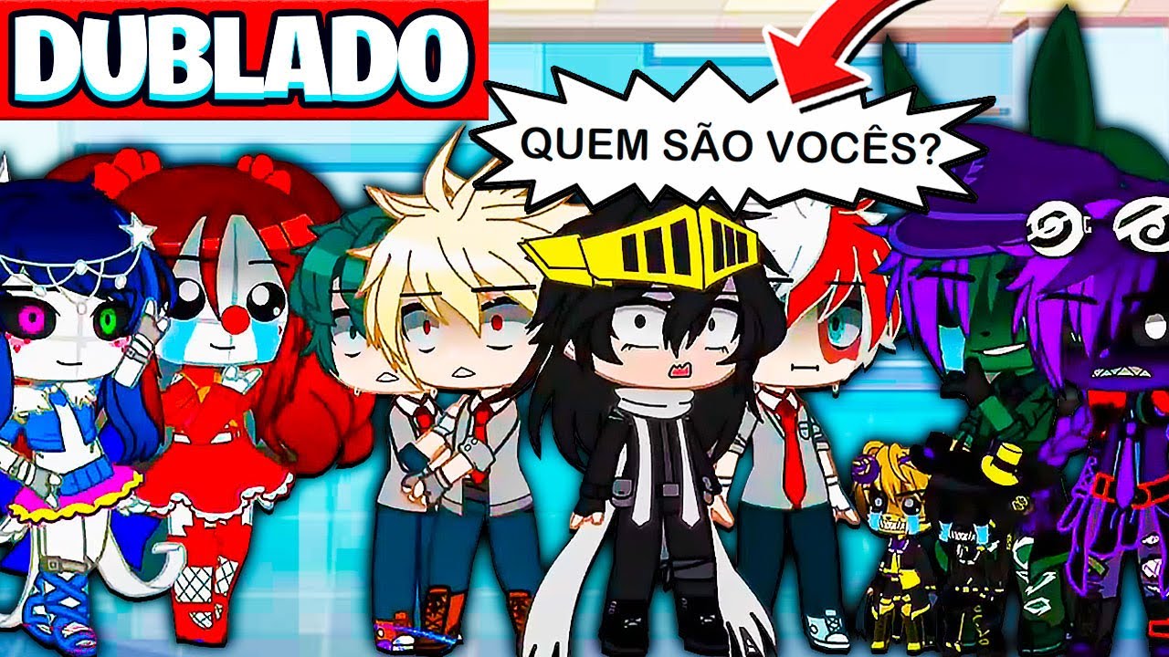FAMILIA AFTON CONHECEM MY HERO ACADEMIA MHA  ! MINI FILME GACHA CLUB