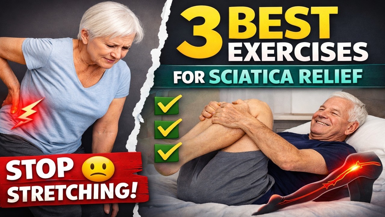 Sciatica Relief After 60: The ONLY 3 Exercises That Stop Nerve Pain Fast (Stop Stretching!)