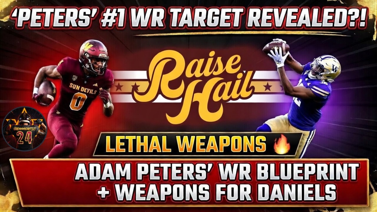 Peters&rsquo; #1 WR Target REVEALED! Commanders 2026 Visits Ranked + JD Fits