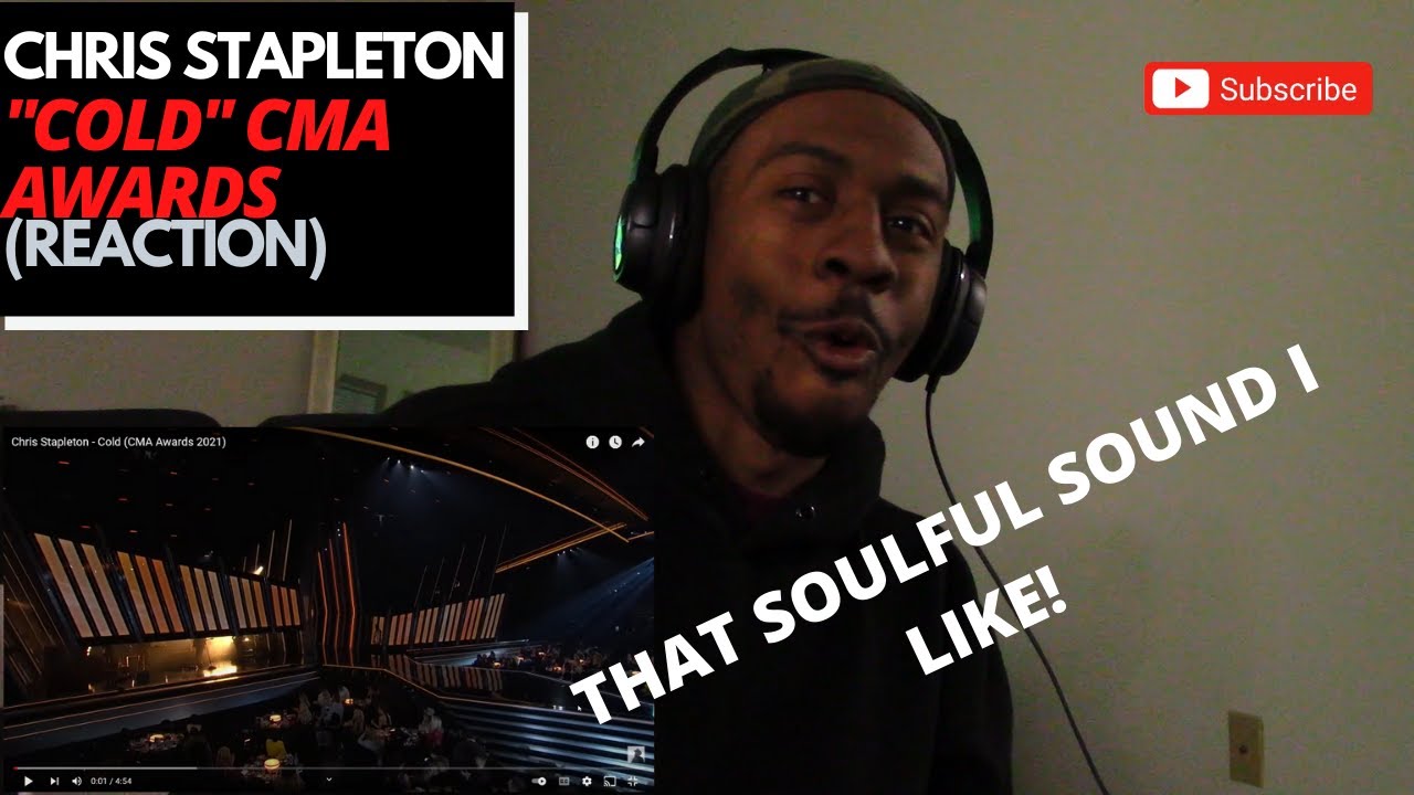 {I'M A NEW FAN OF HIS!} HIPHOP FAN REACTION TO CHRIS STAPLETON CMA AWARDS 