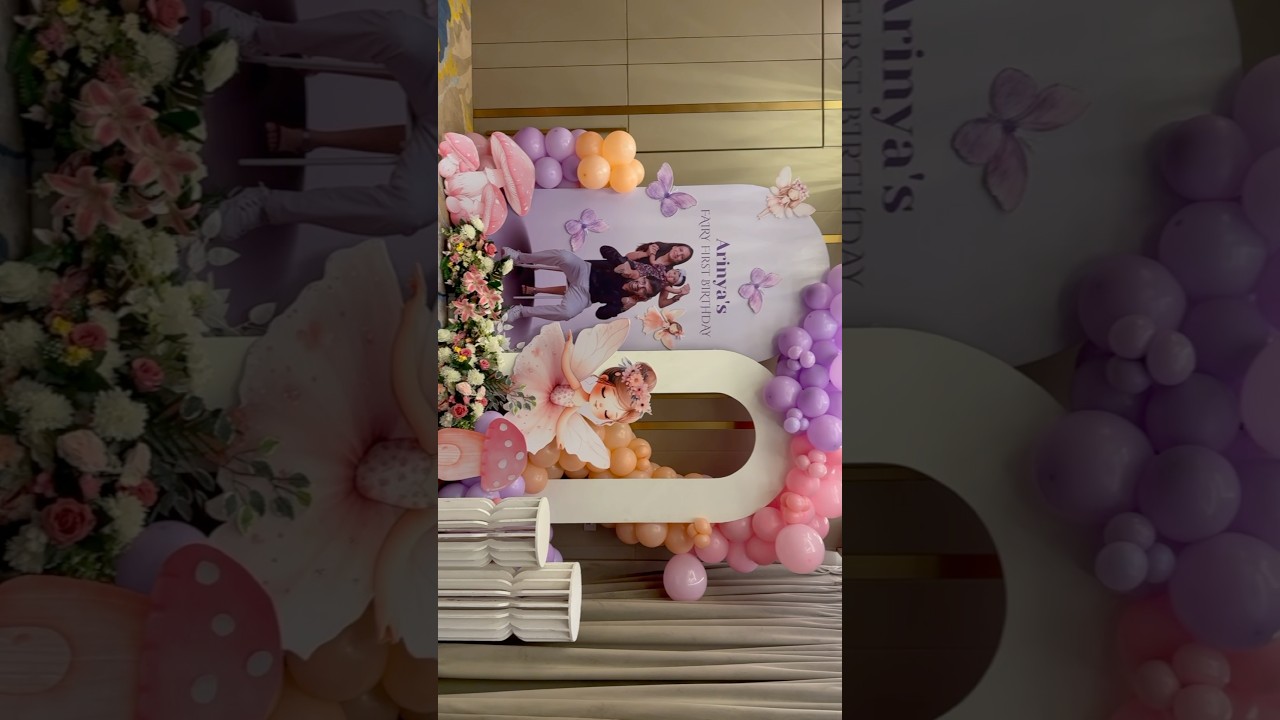 🎀✨ Mumbai’s Most Magical 1st Birthday Surprise! ✨🎂