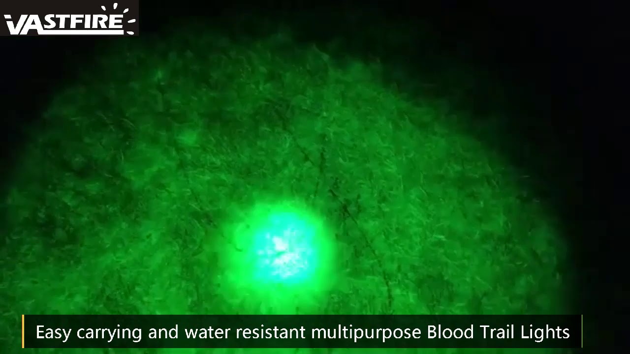 VASTFIRE Deer Hunting Blood Tracking Lights UV Red Blue Blacklight Green Flashlight