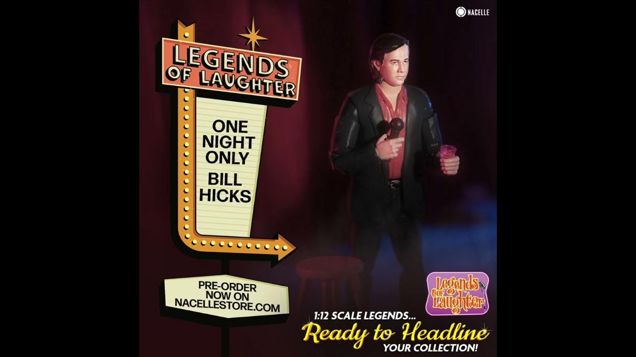 Bill Hicks: Legends of Laughter Action Figure. Read below for link to preorders and other info.