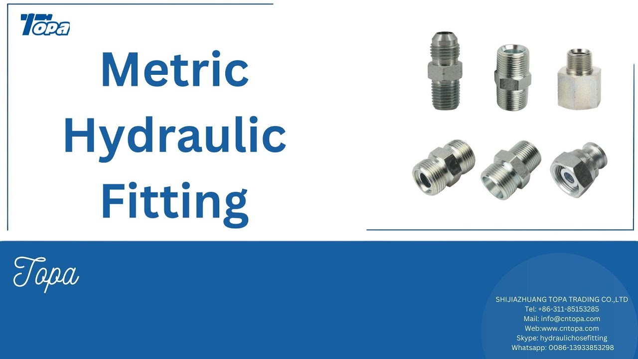 24° metric hydraulic fittings and adapters - Topa hydraulic fitting