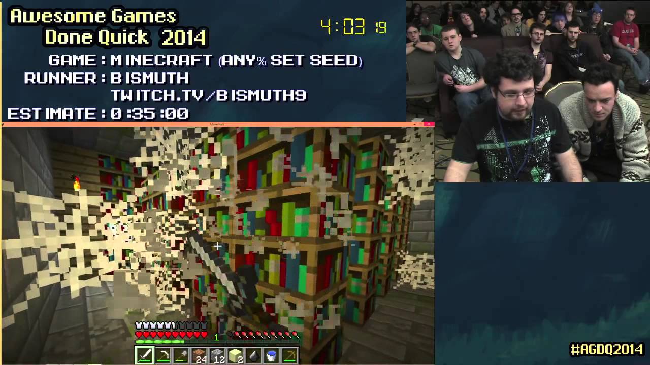 Minecraft [PC] :: SPEED RUN (0:16:40) By Bismuth #AGDQ 2014